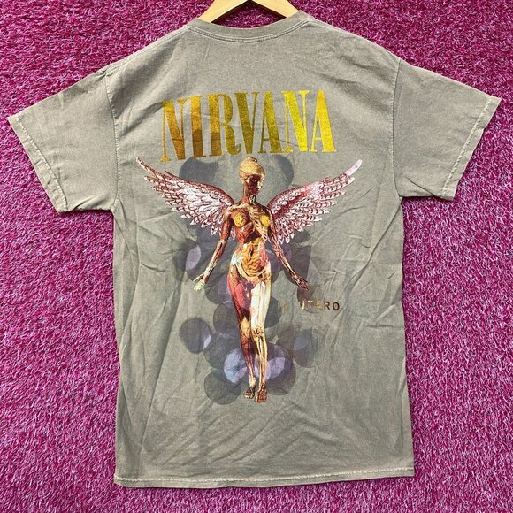 Nirvana In Utero Double Sided Tshirt size medium - Picture 1 of 6